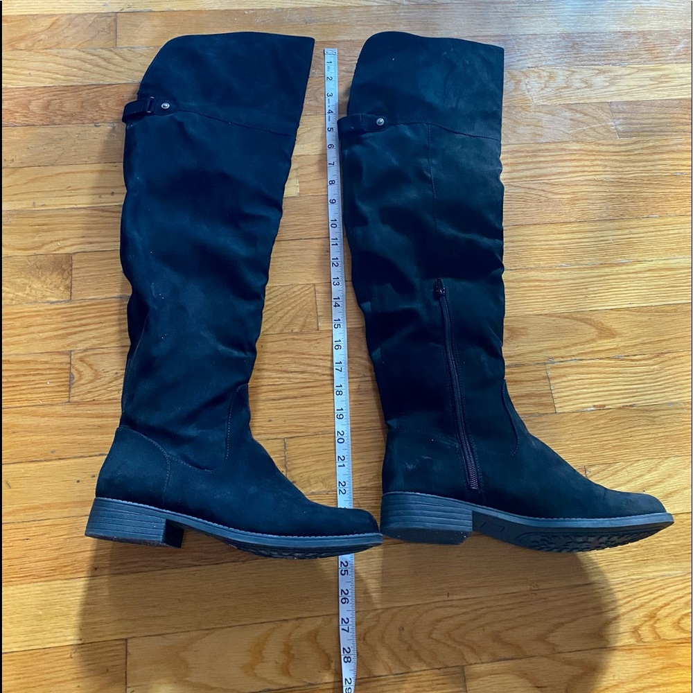 Over the knee boot. Used twice.